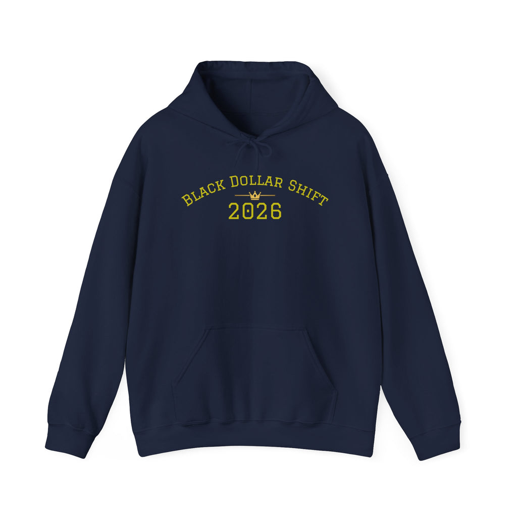 Black Dollar Shift Hoodie, Unisex Sweatshirt