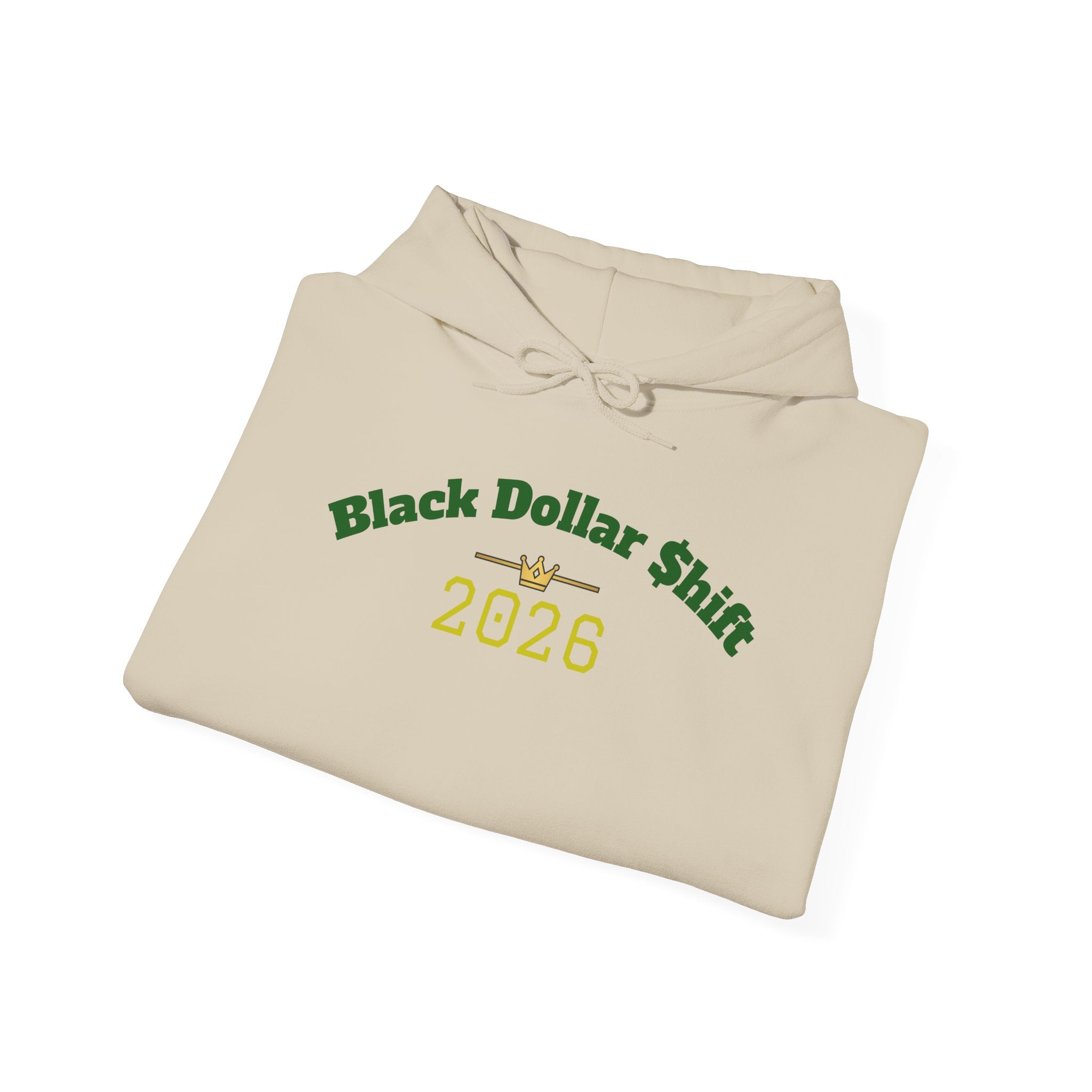 Black Dollar Shift Hoodie, Unisex Sweatshirt