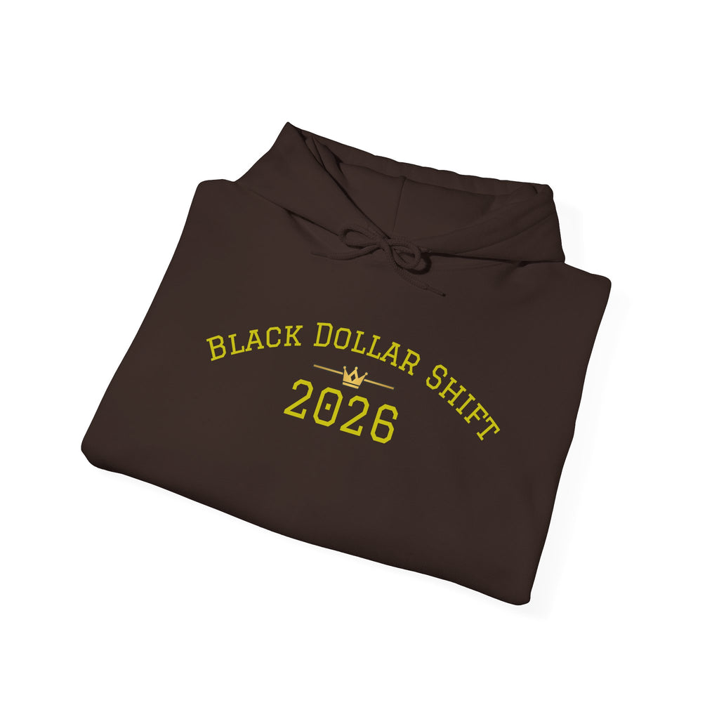 Black Dollar Shift Hoodie, Unisex Sweatshirt