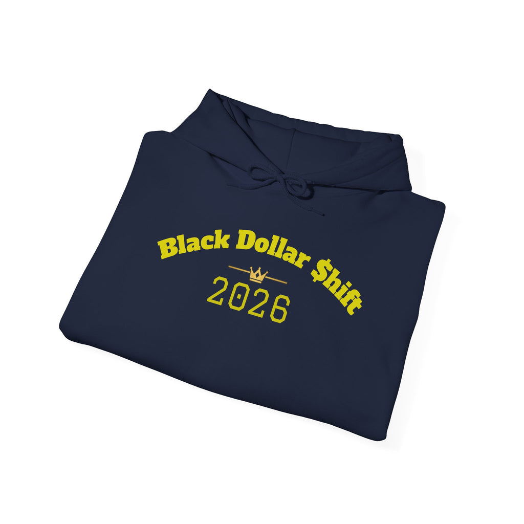 Black Dollar Shift Hoodie, Unisex Sweatshirt