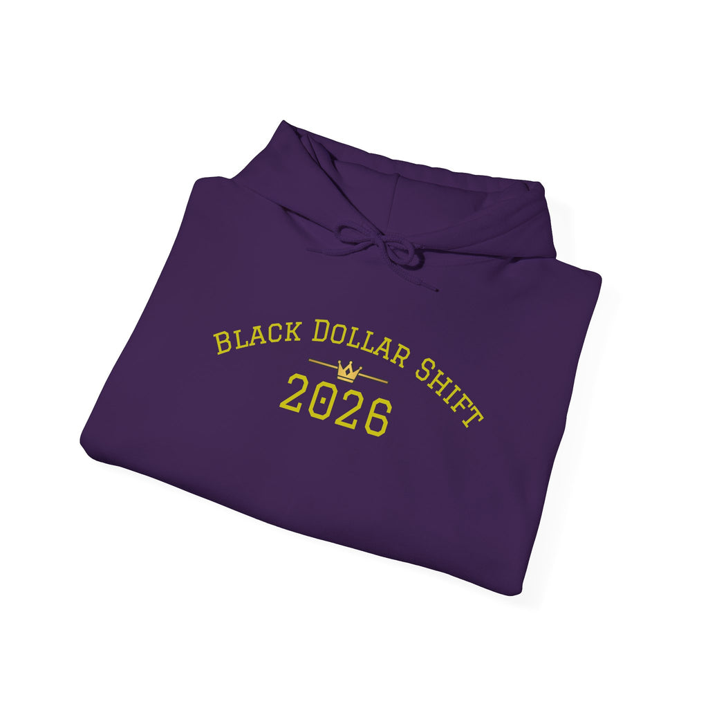 Black Dollar Shift Hoodie, Unisex Sweatshirt