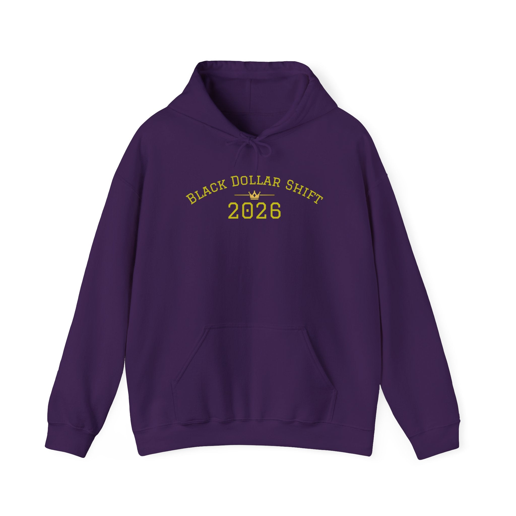 Black Dollar Shift Hoodie, Unisex Sweatshirt