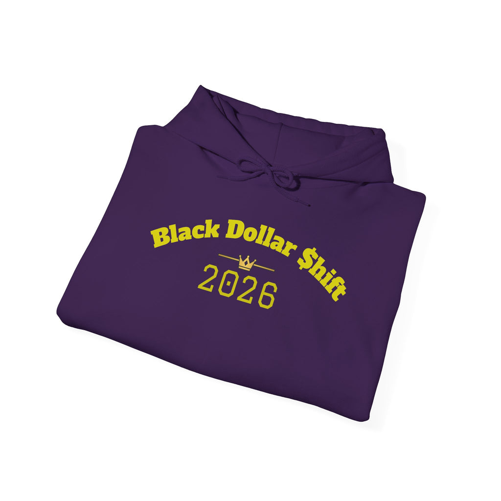 Black Dollar Shift Hoodie, Unisex Sweatshirt