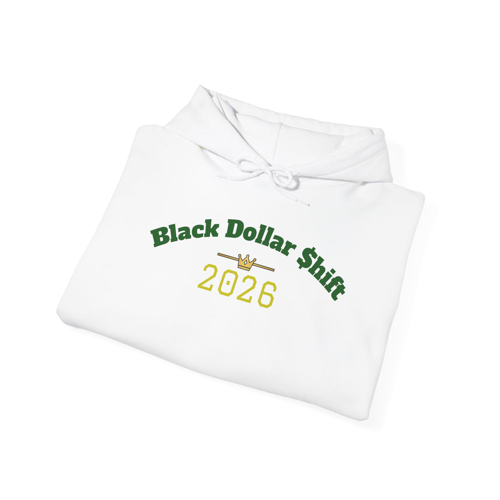 Black Dollar Shift Hoodie, Unisex Sweatshirt