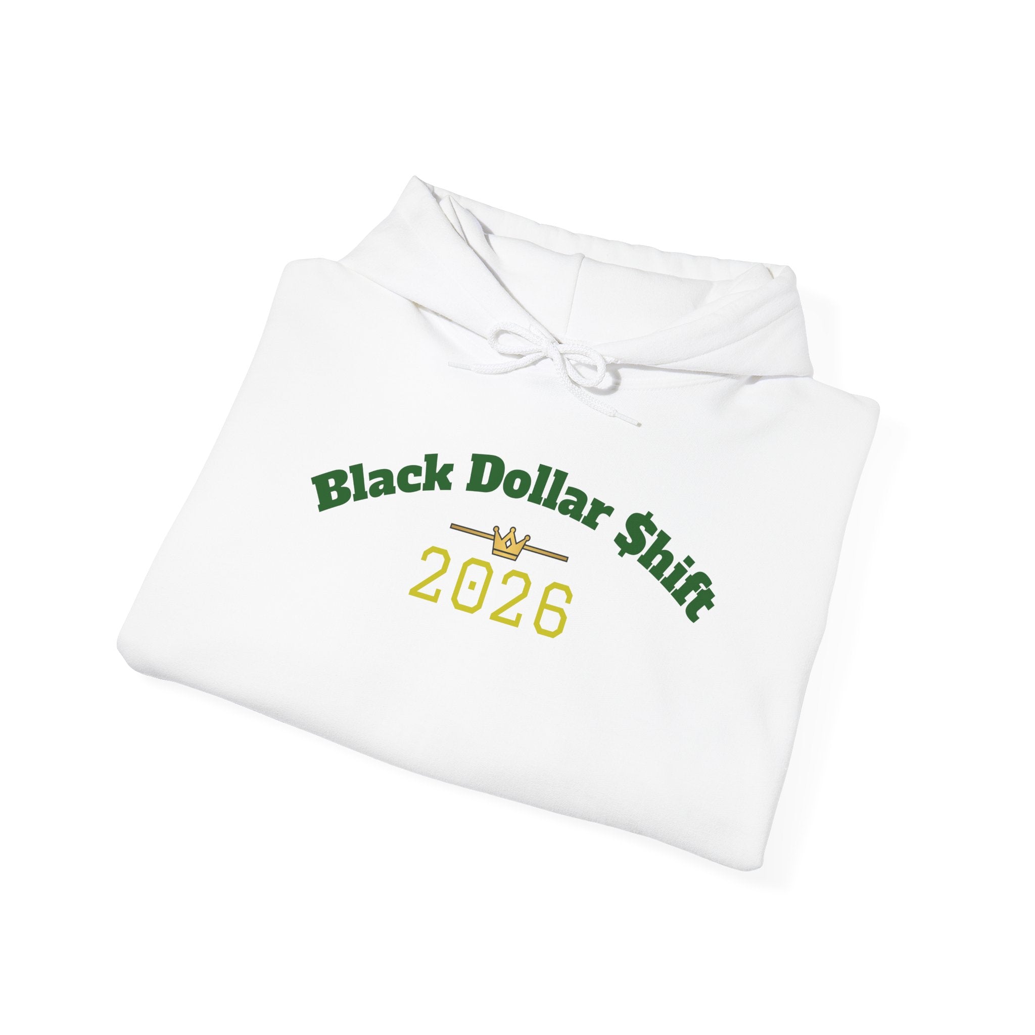 Black Dollar Shift Hoodie, Unisex Sweatshirt