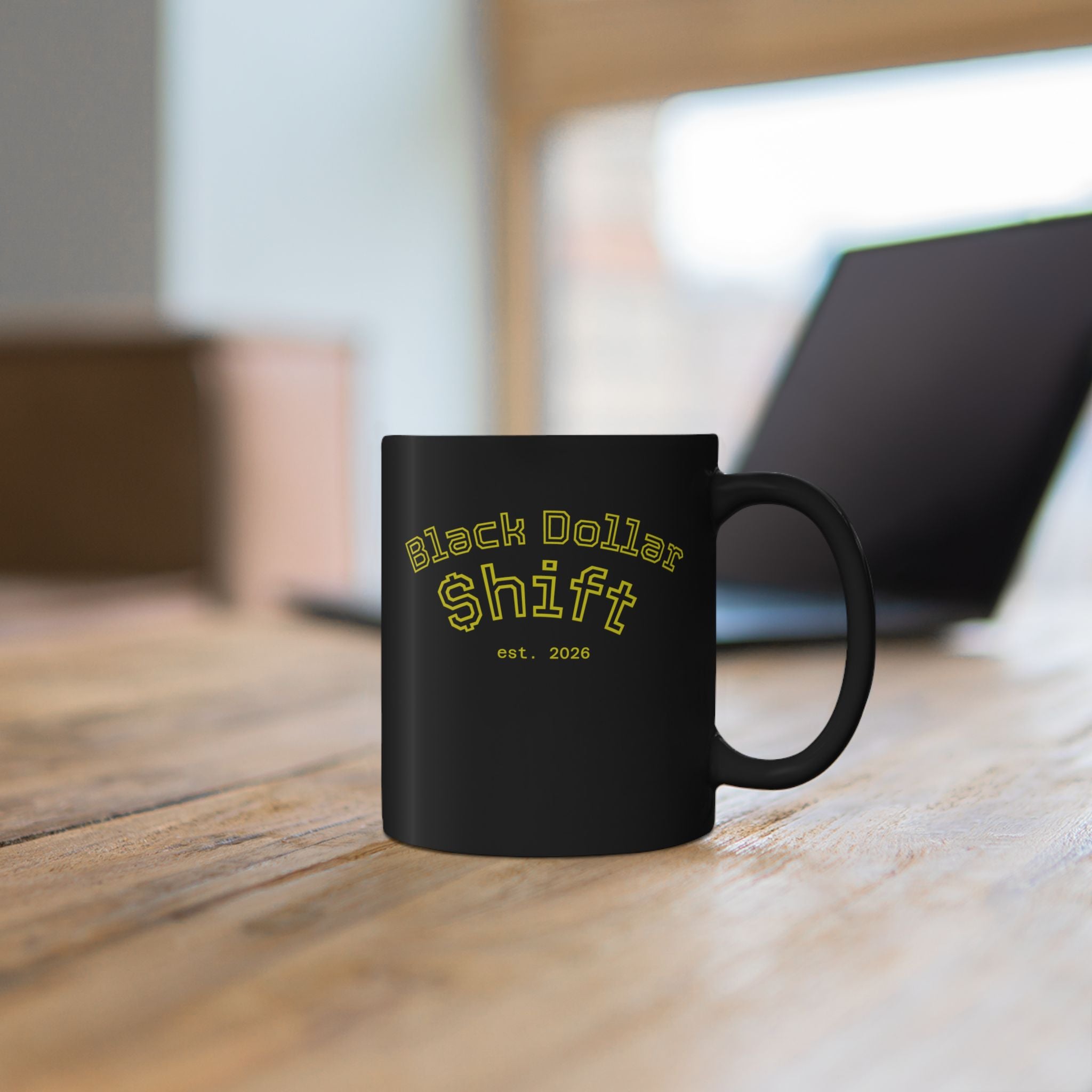 Black Dollar Shift Coffee Mug