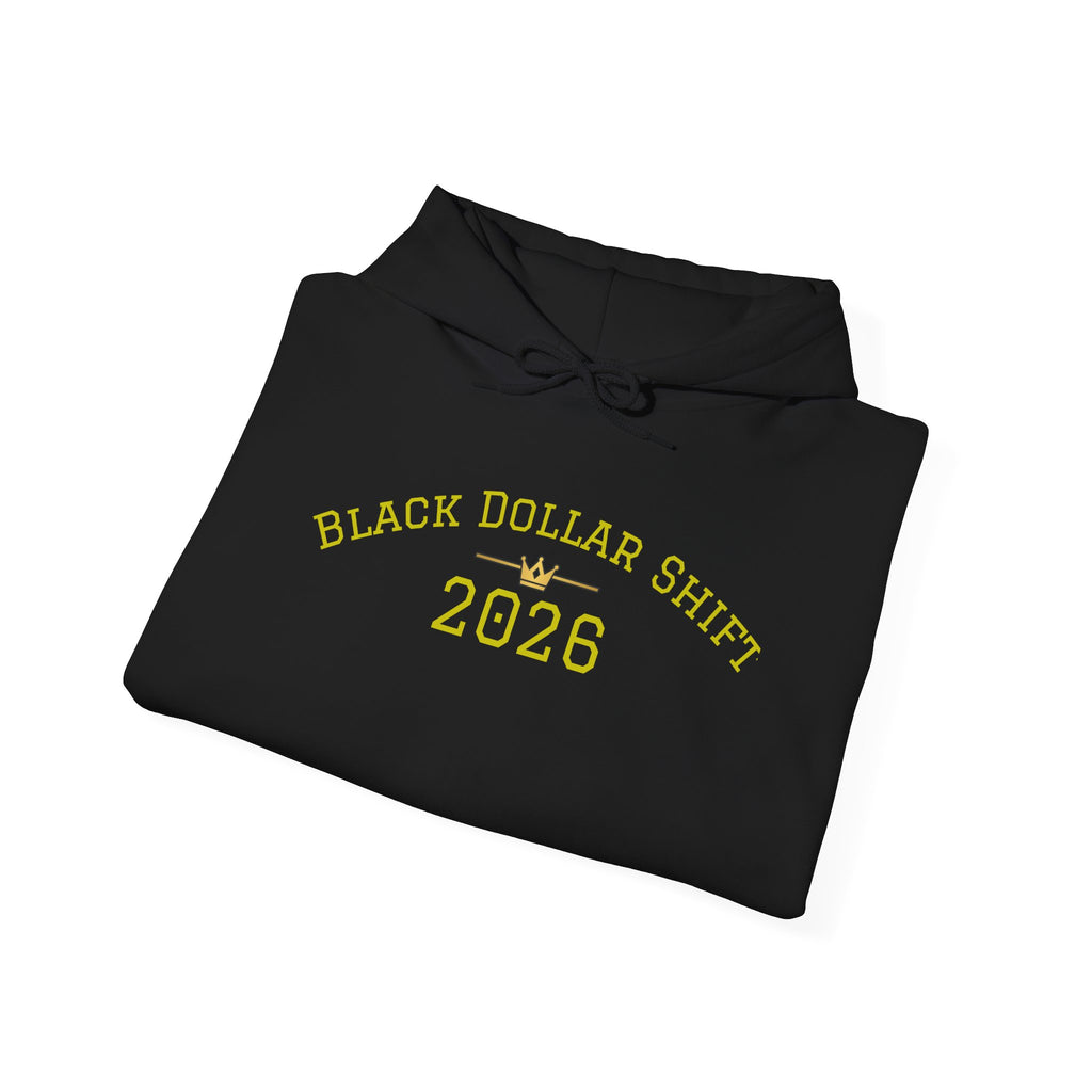 Black Dollar Shift Hoodie, Unisex Sweatshirt