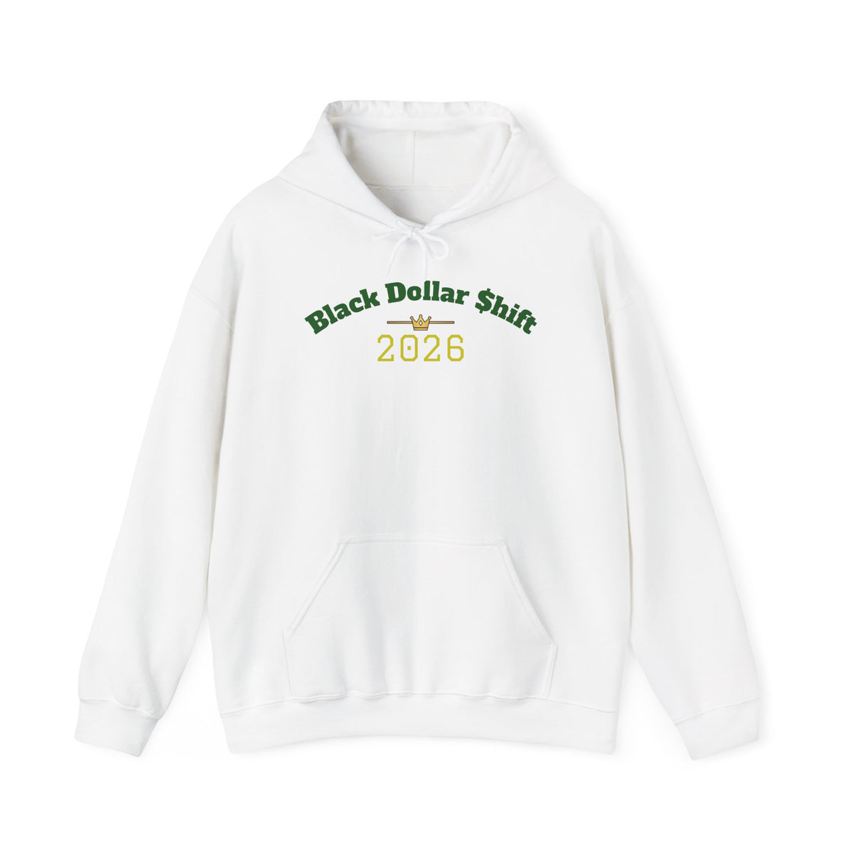Black Dollar Shift Hoodie, Unisex Sweatshirt