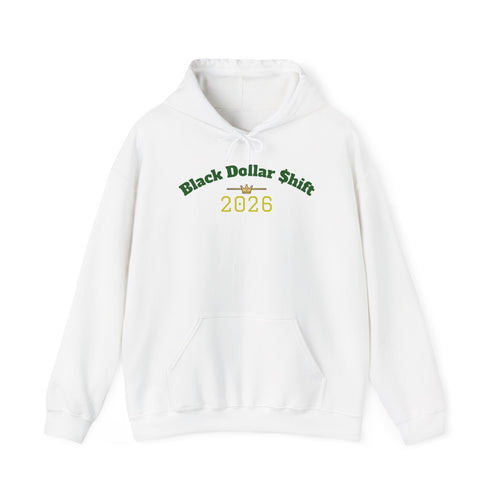 Black Dollar Shift Hoodie, Unisex Sweatshirt