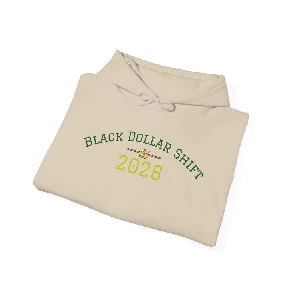 Black Dollar Shift Hoodie, Unisex Sweatshirt
