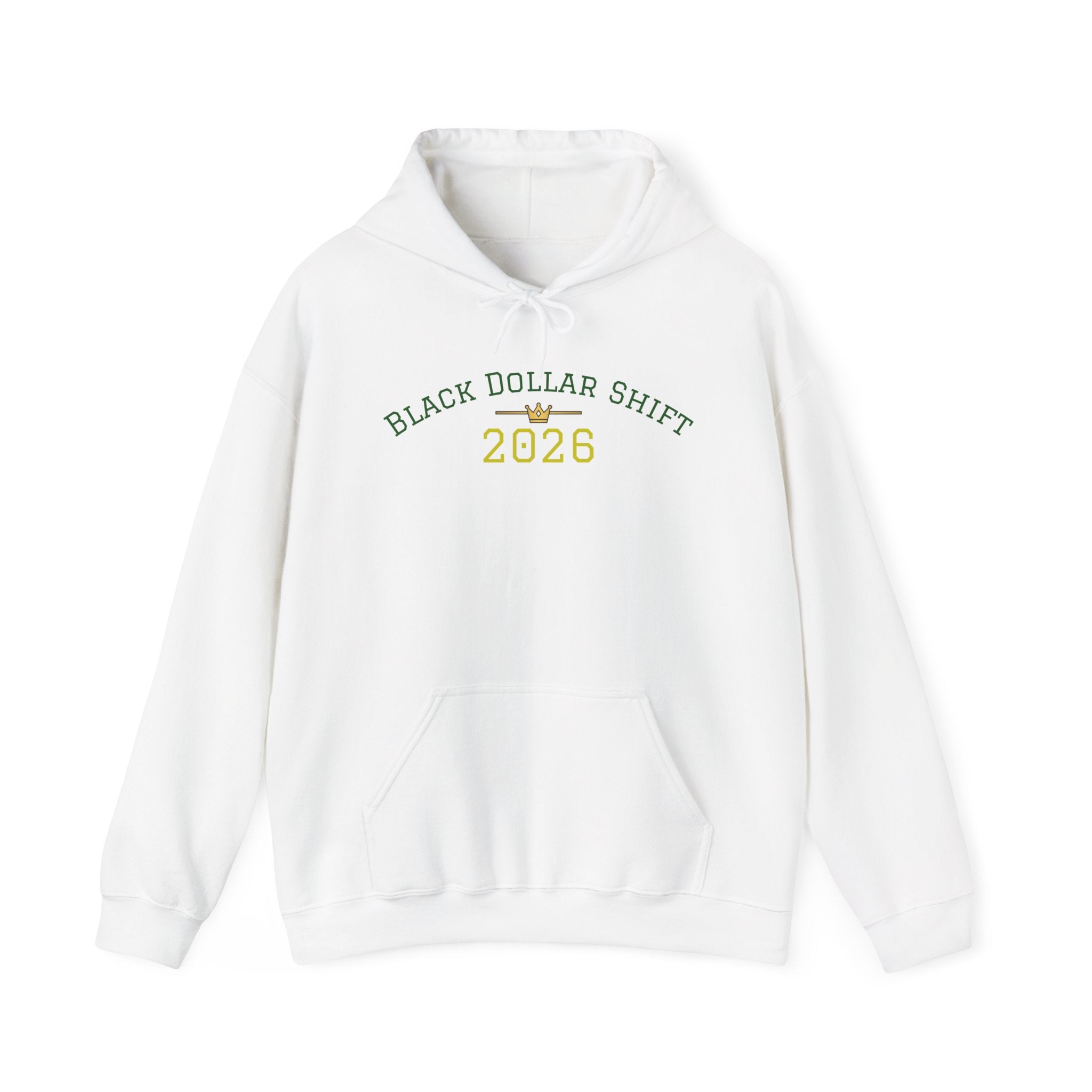 Black Dollar Shift Hoodie, Unisex Sweatshirt