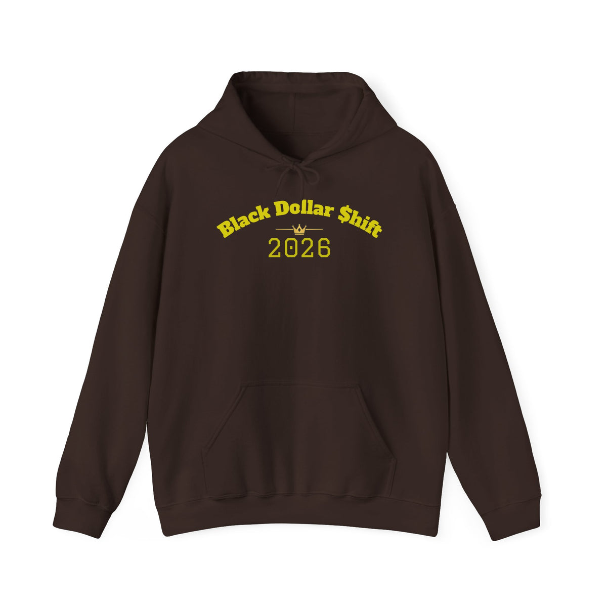 Black Dollar Shift Hoodie, Unisex Sweatshirt