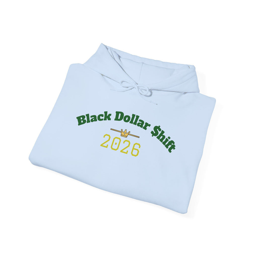 Black Dollar Shift Hoodie, Unisex Sweatshirt