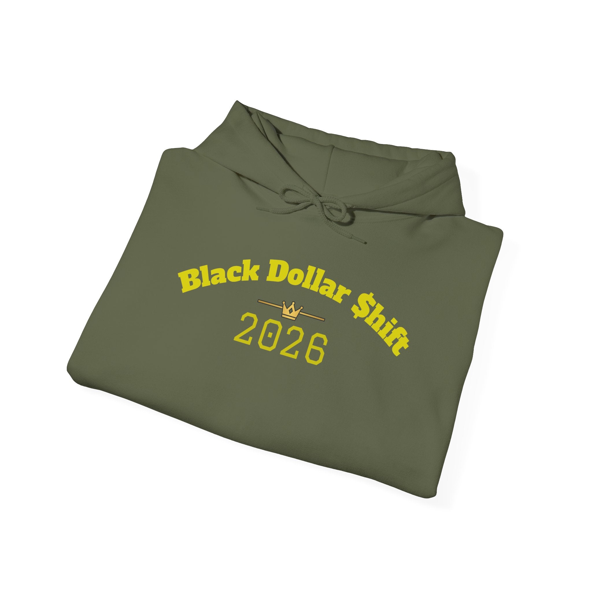Black Dollar Shift Hoodie, Unisex Sweatshirt