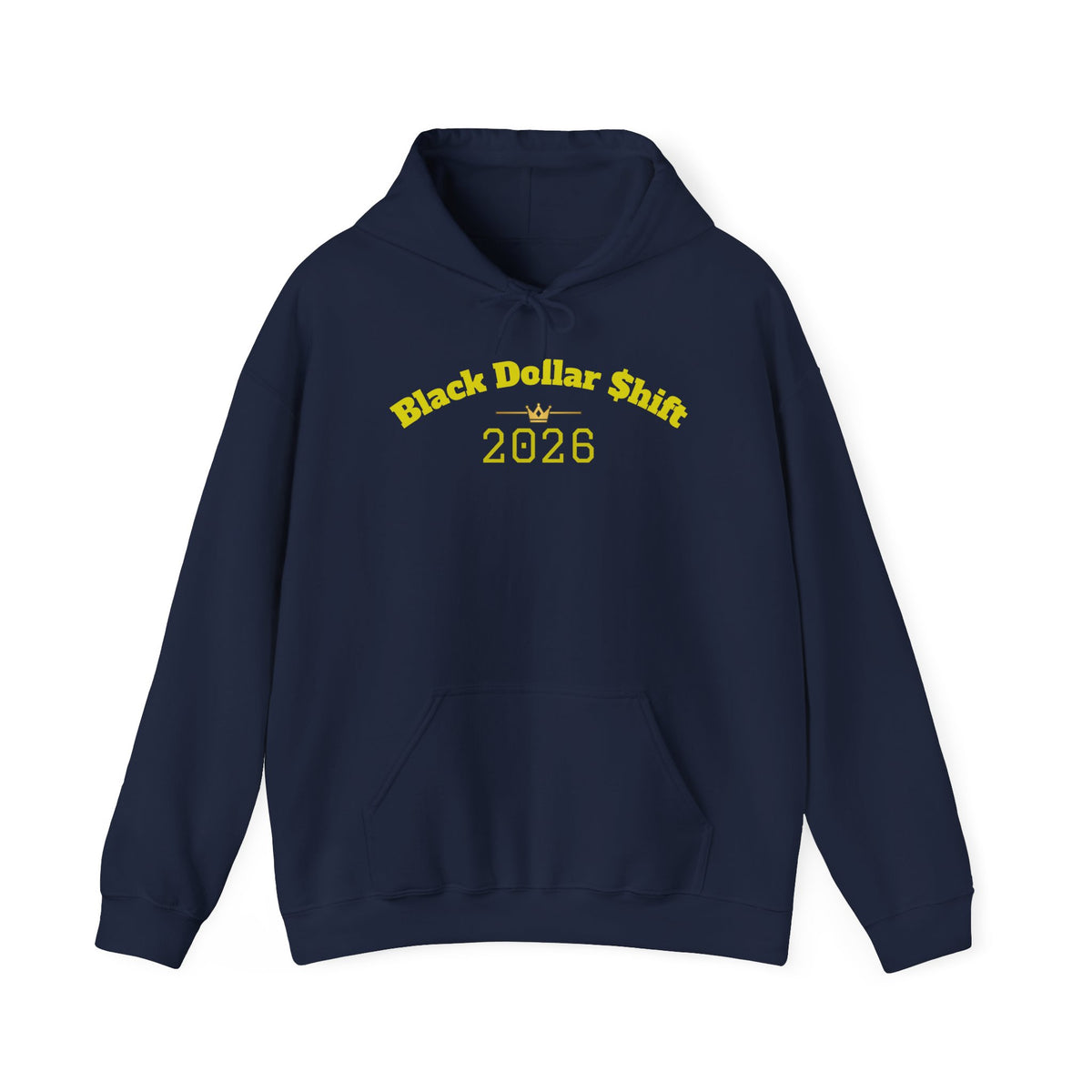 Black Dollar Shift Hoodie, Unisex Sweatshirt