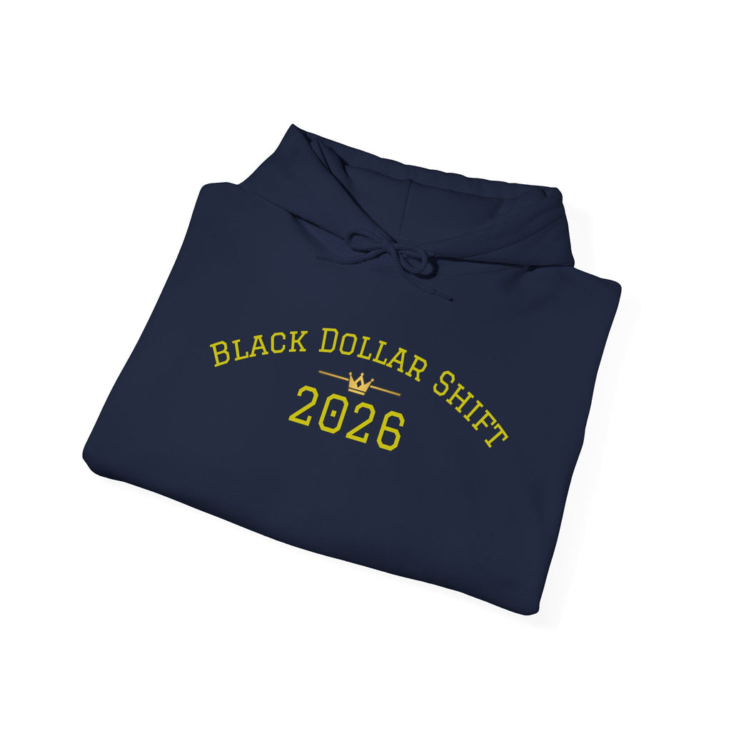 Black Dollar Shift Hoodie, Unisex Sweatshirt