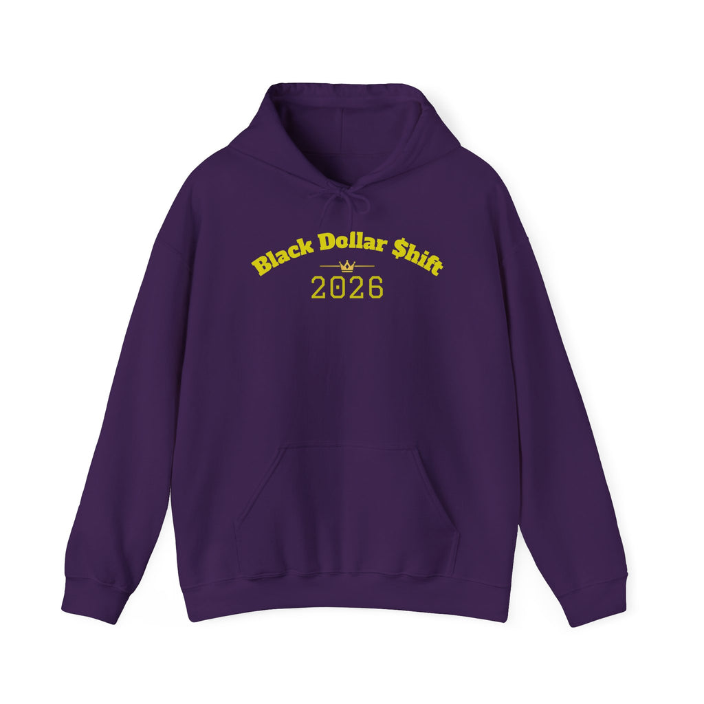 Black Dollar Shift Hoodie, Unisex Sweatshirt